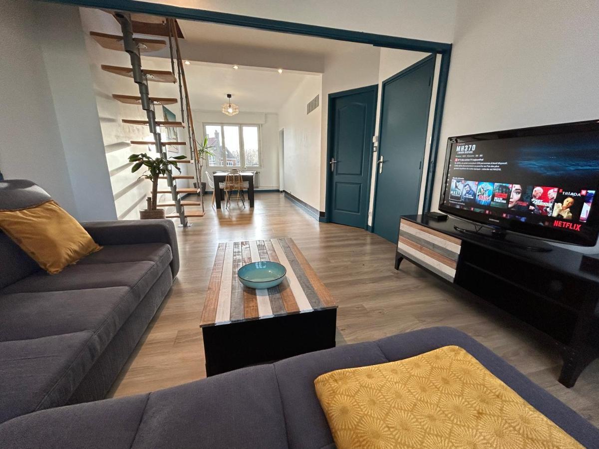 Duplex Lumineux Entre Plage Et Centre-Ville Dunkirk Luaran gambar